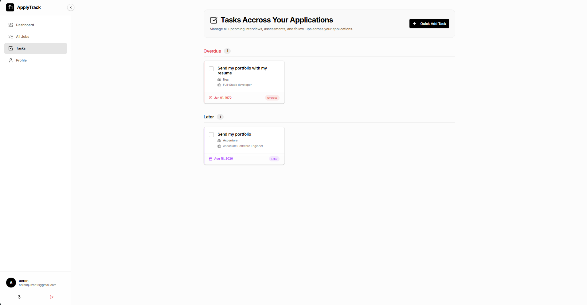 ApplyTrack