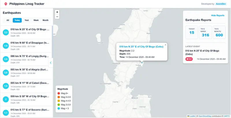 Philippines Linog Tracker