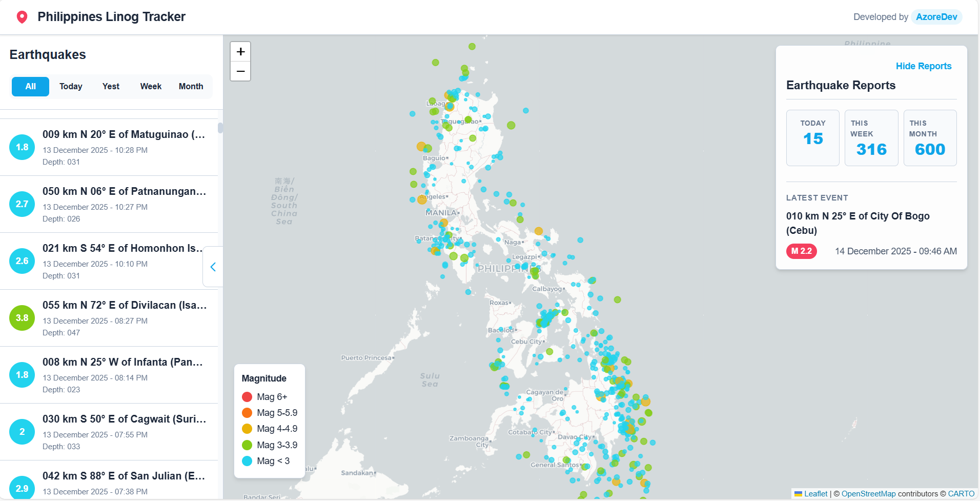 Philippines Linog Tracker