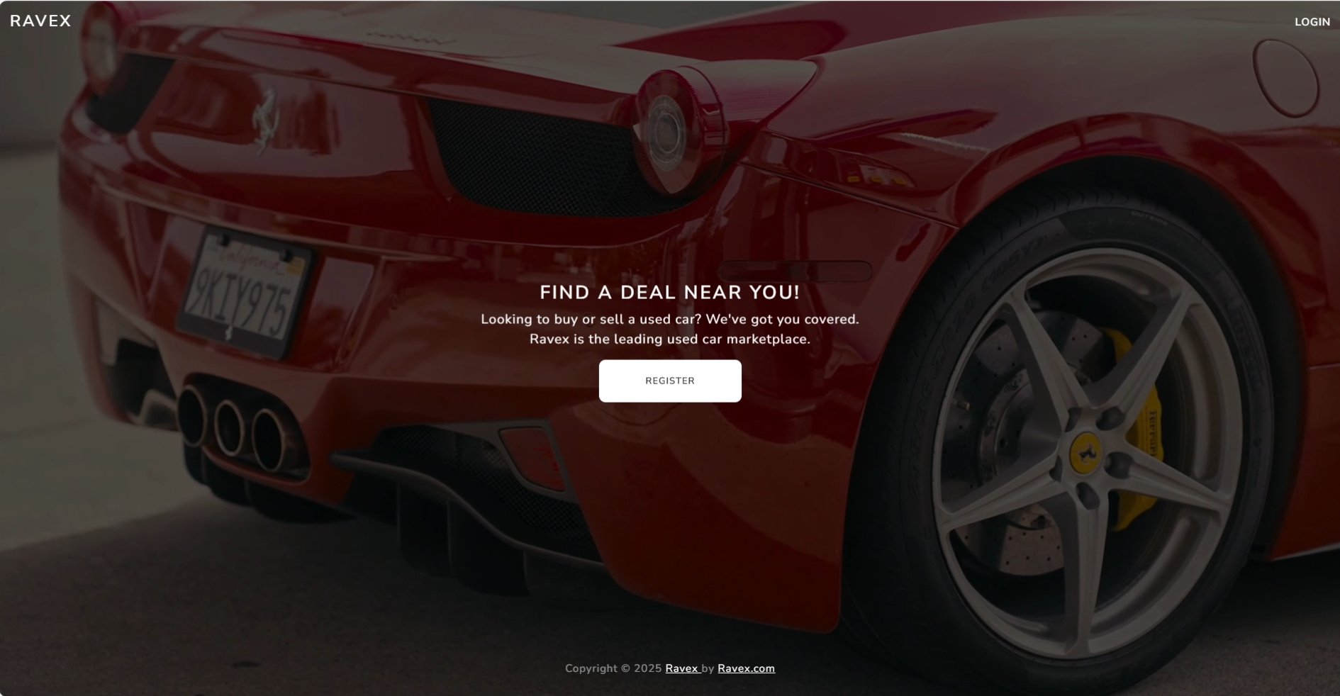Ravex (Django Car Marketplace) screenshot